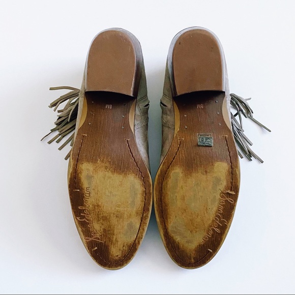 SAM EDELMAN Paige Fringe Ankle Booties - Picture 4 of 10